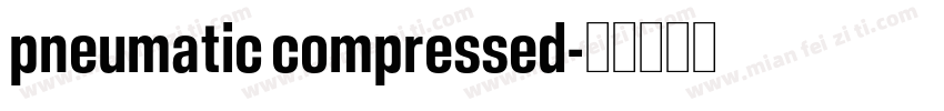 pneumatic compressed字体转换
